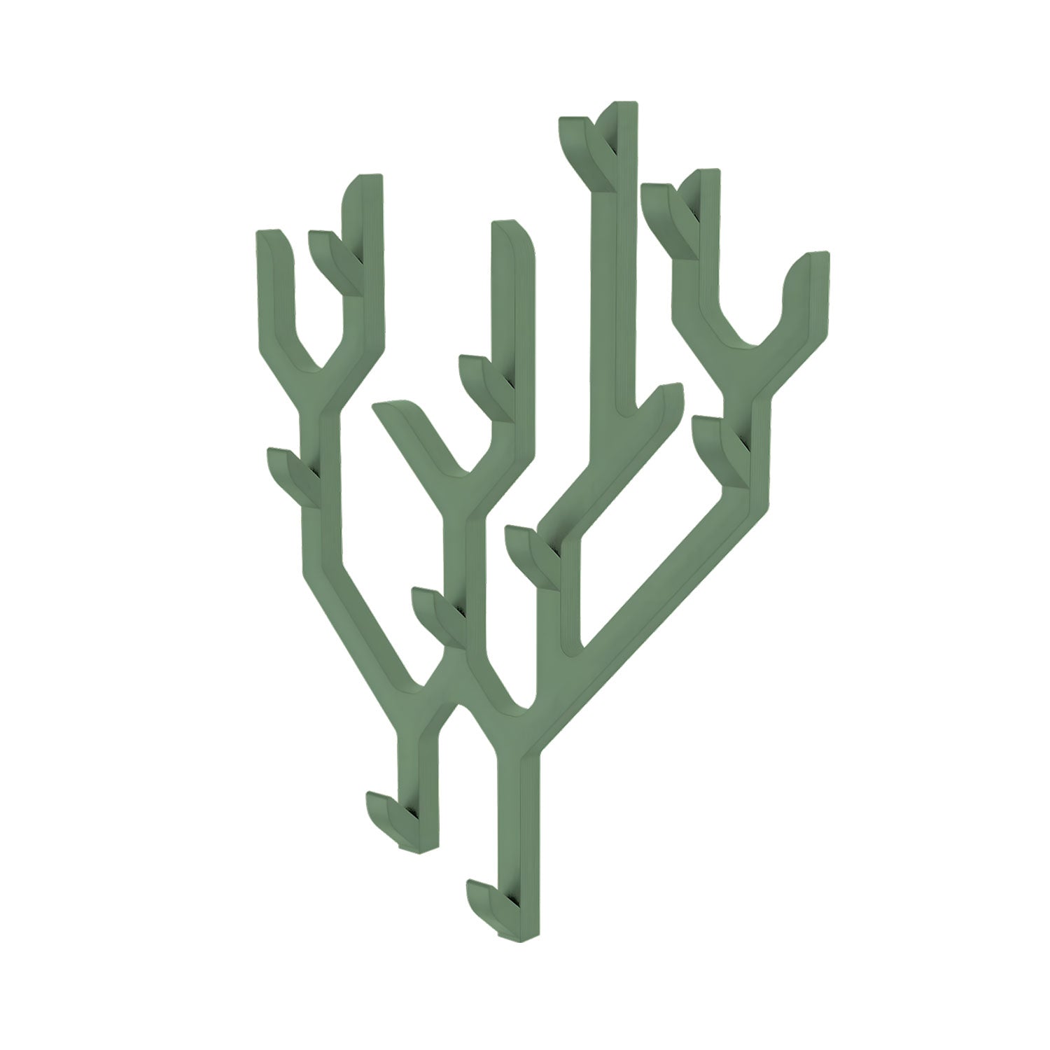 Ambroise Wall Coat Rack: Sage Green