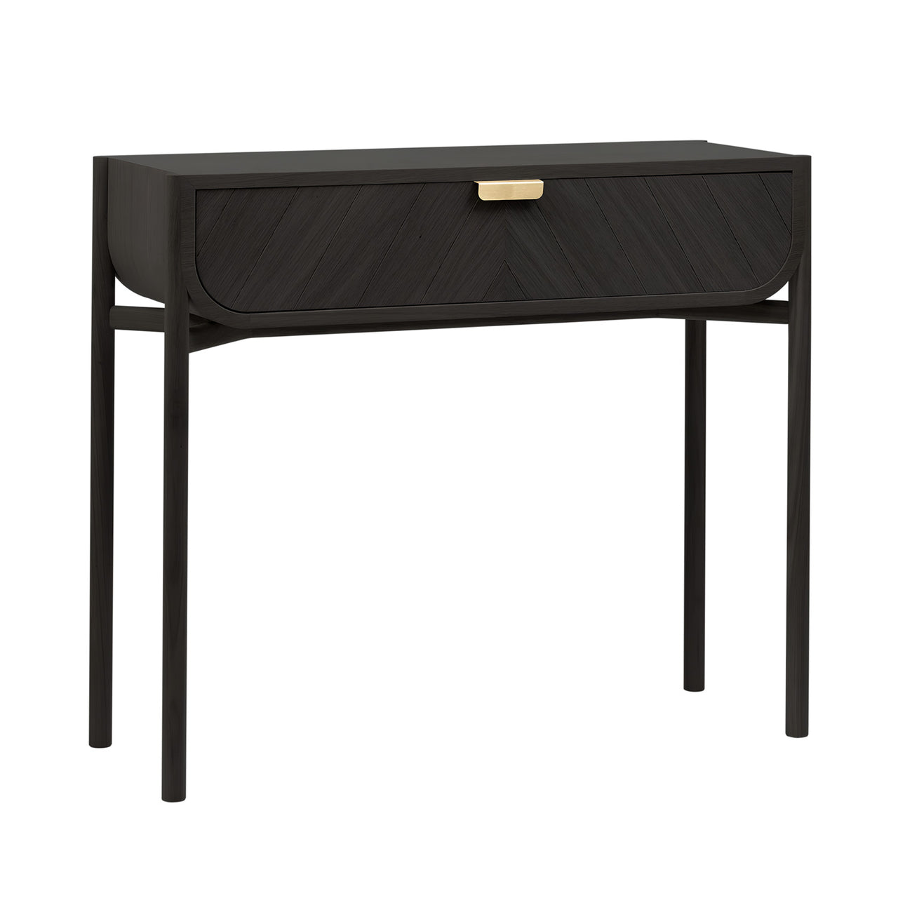 Marius Console: Black Stained Oak