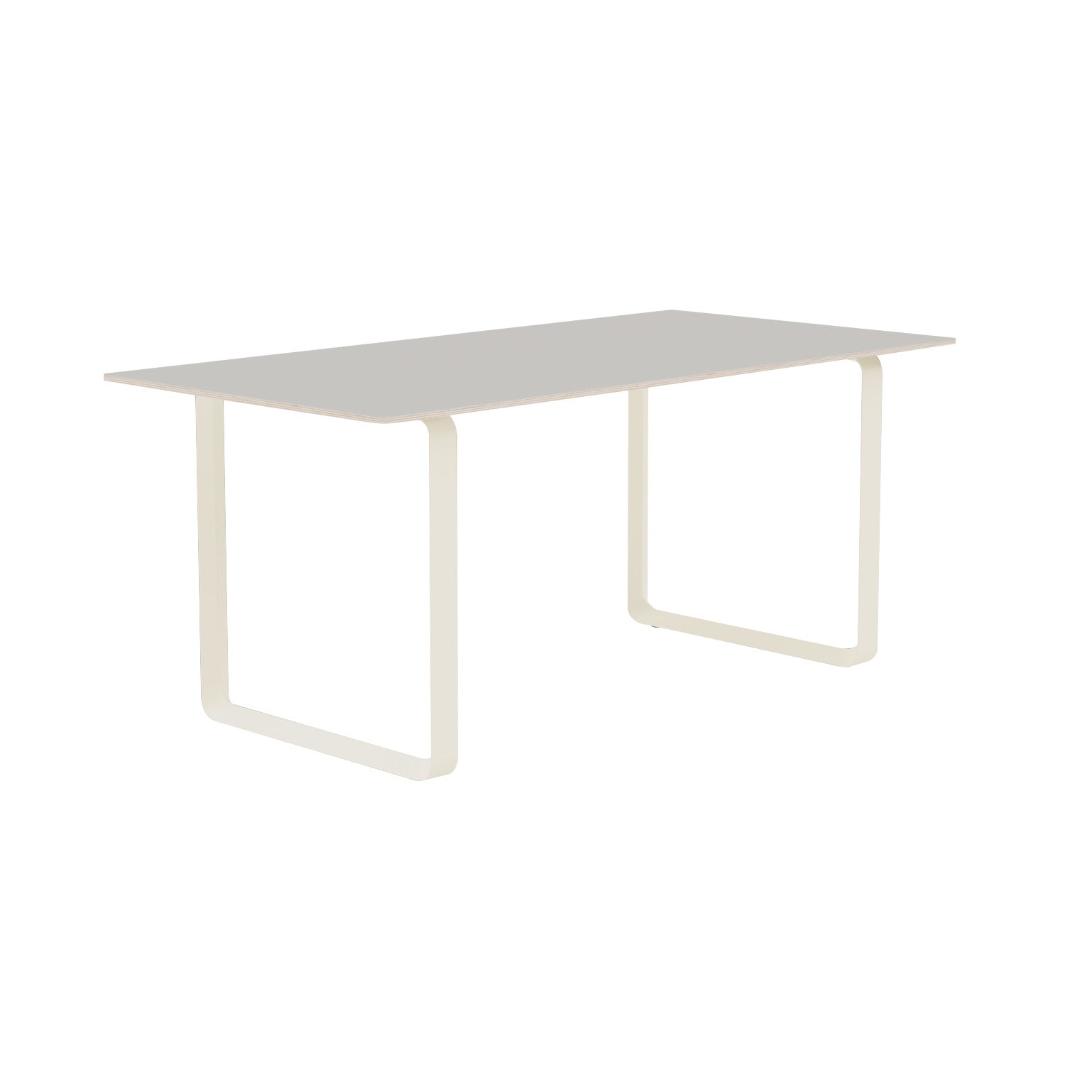 70/70 Table: Small + Grey Linoleum + Sand
