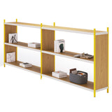Grid Shelves: 3 + Larch Veneer + High