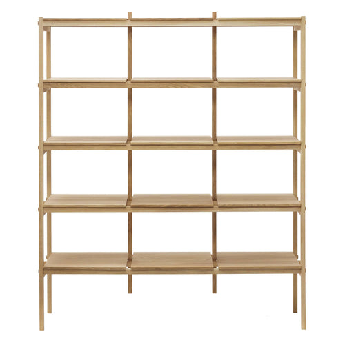 Kinuta Shelving N-SS01: System 1 + Pure Oak