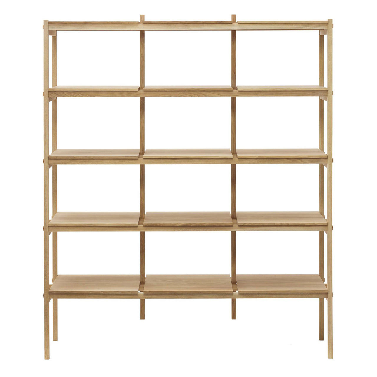 Kinuta Shelving N-SS01: System 1 + Pure Oak