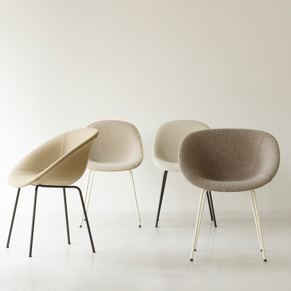 Mat Armchair: Front Upholstered