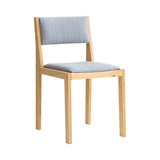 016 Maasto Dining Chair: Seat + Back Upholstered + Without Armrest + Matte Pine