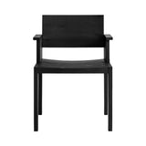 016 Maasto Dining Chair: With Armrest + Black Pine