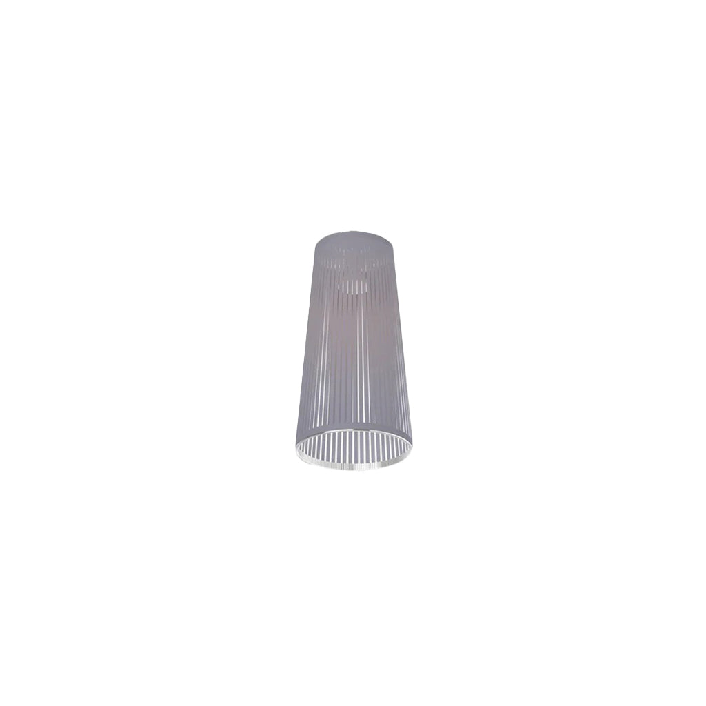 Solis Flush Lamp: Low + Silver