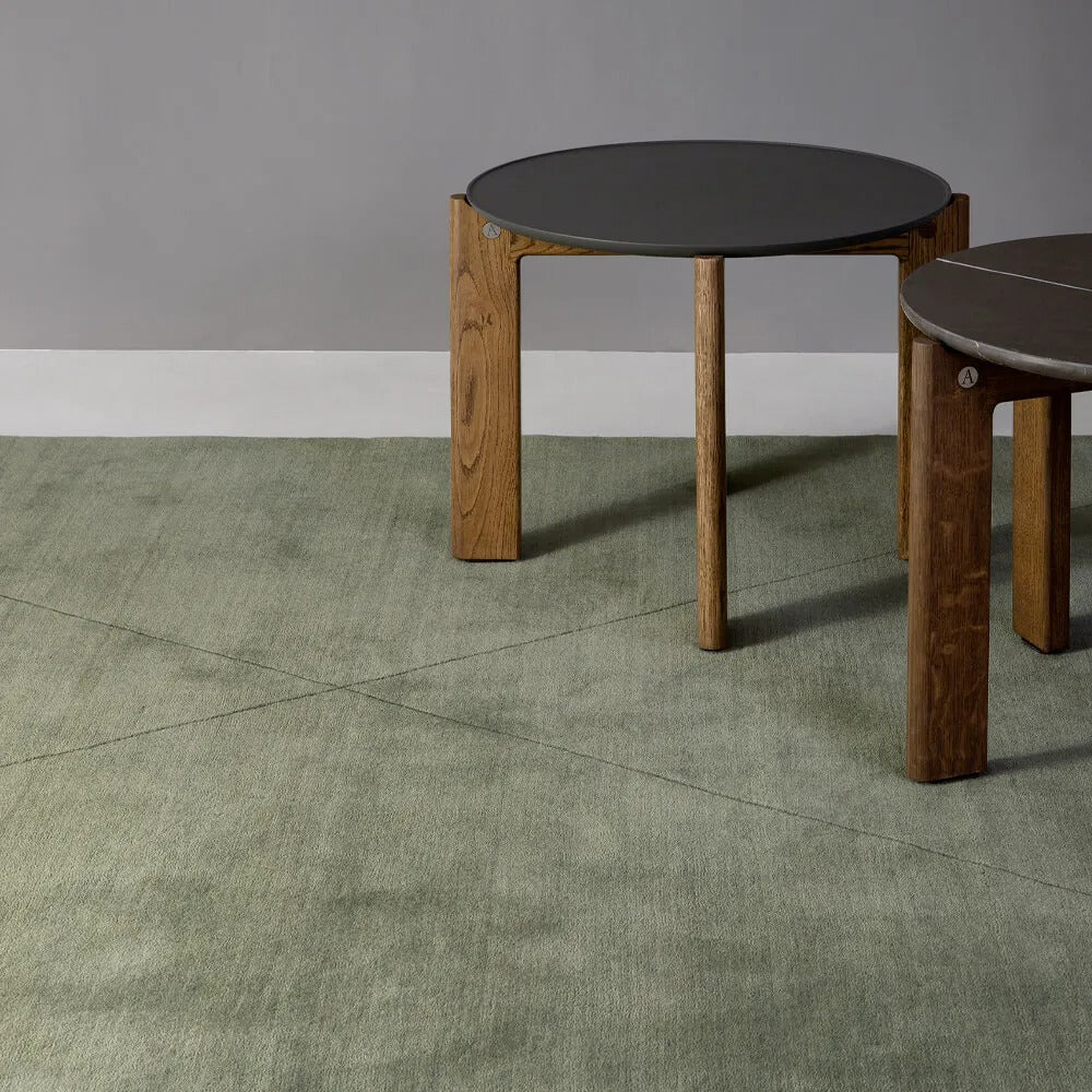 Salt Handloom Rectangle Rug: Small