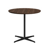 Circular Dining Table: 4 Star Base + Small - 29.5