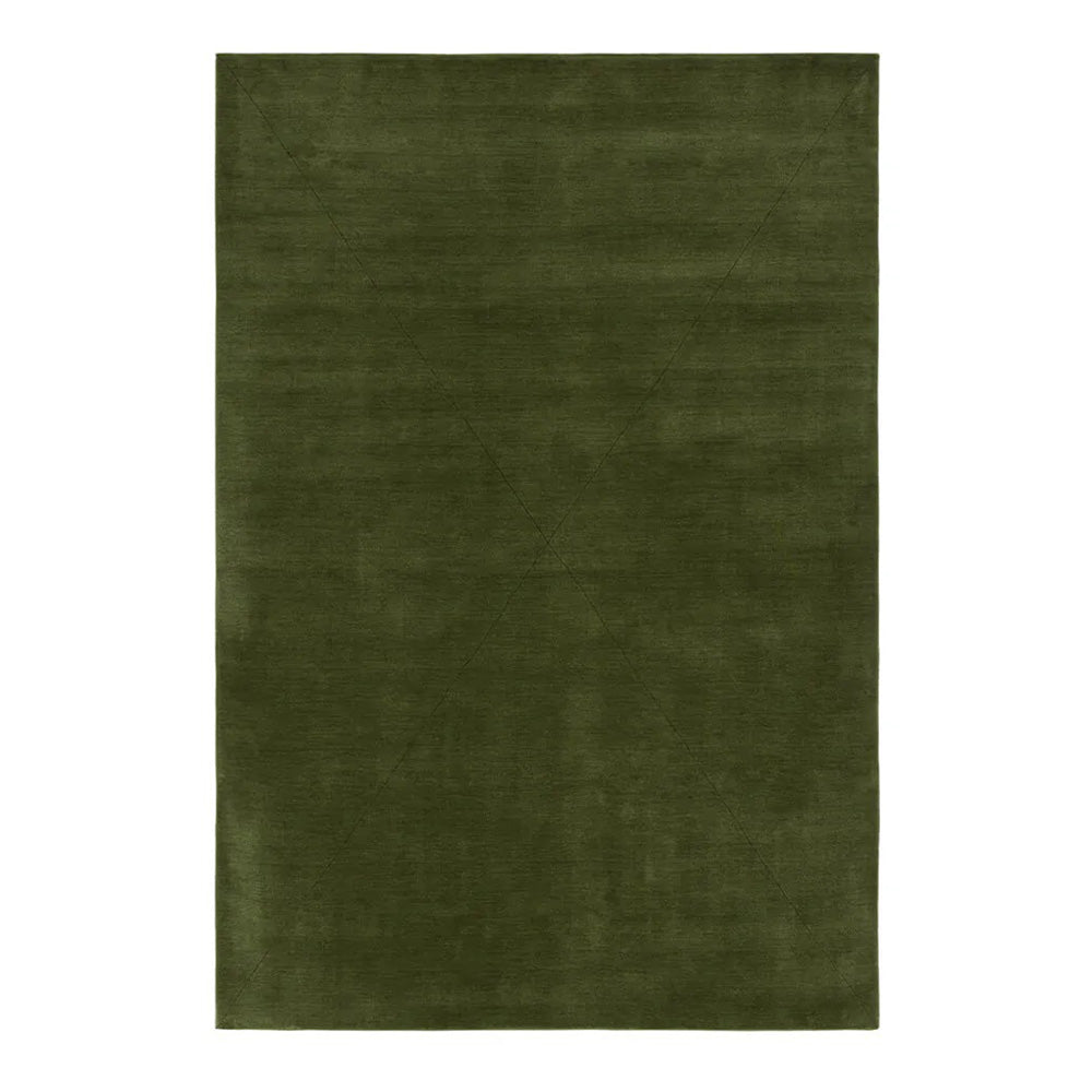 Salt Hand Tufted Rectangle Rug: Medium + Forest