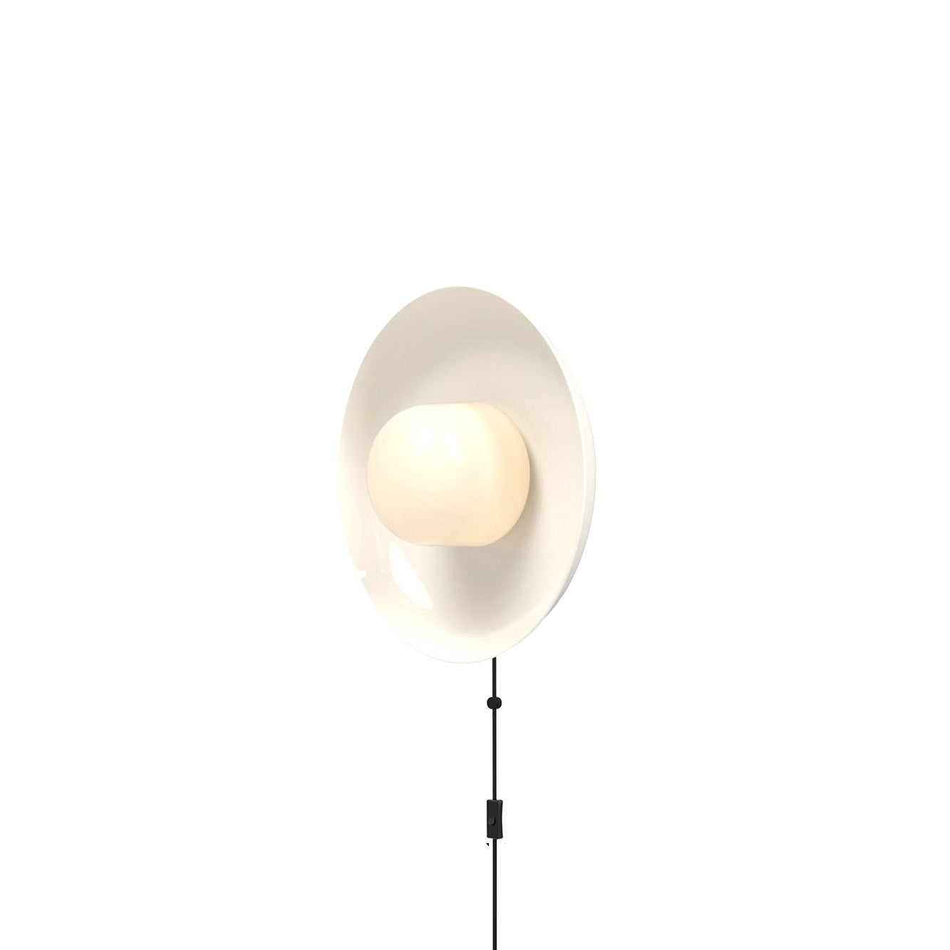 Hoist Sconce Corded: With Medium Shade + Large - 6