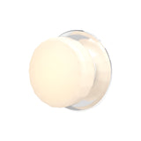 Pastille IP65 Wall Lamp: Disc + Faceted + Polished Chrome