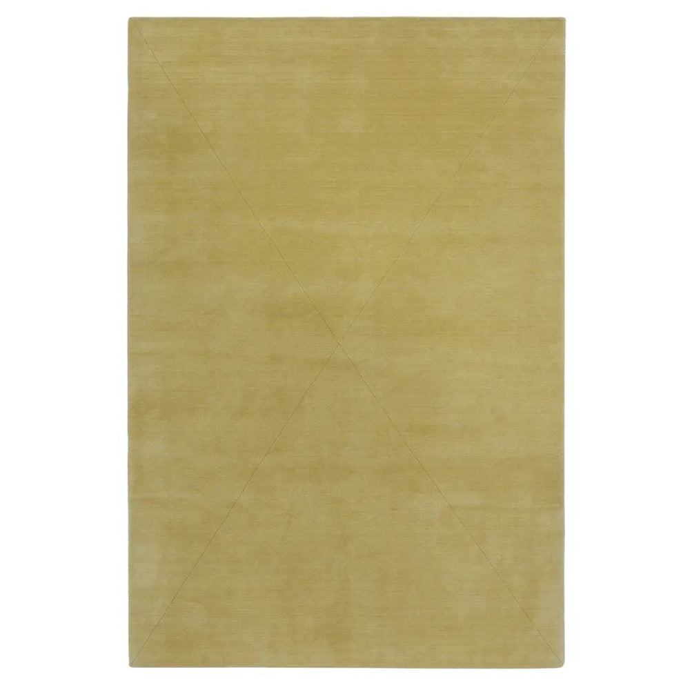 Salt Handloom Rectangle Rug: Large + Mustard