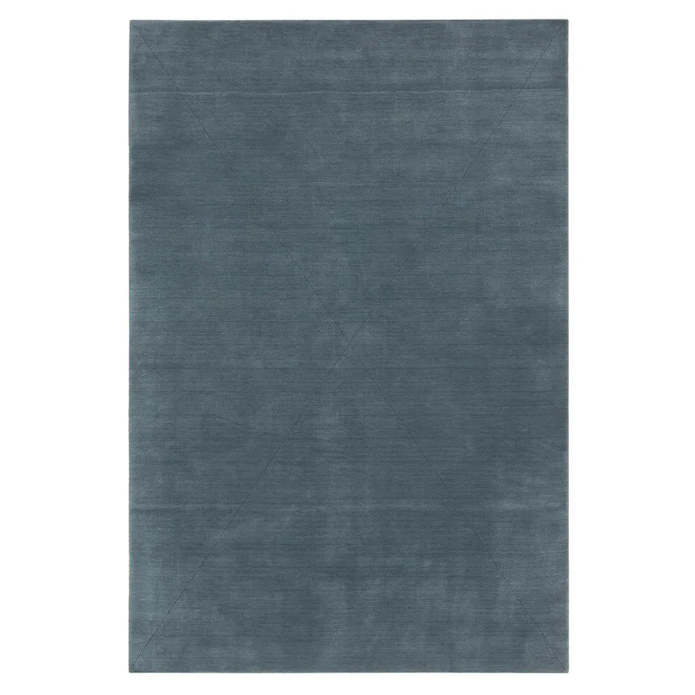 Salt Handloom Rectangle Rug: Large + Pearl Blue 