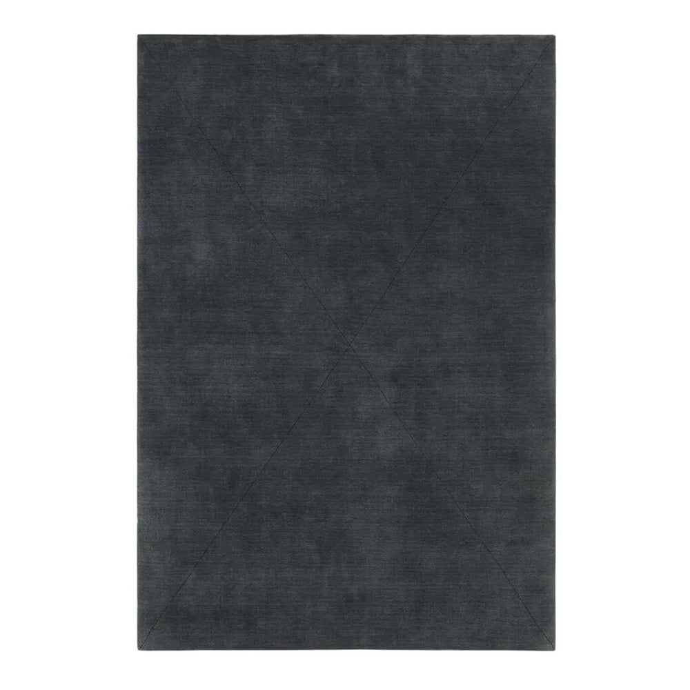 Salt Hand Tufted Rectangle Rug: Medium + Thunder