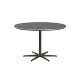 Circular Dining Table: 6 Star Base + Small - 47.2