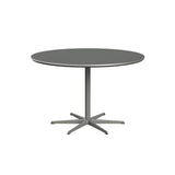 Circular Dining Table: 6 Star Base + Small - 47.2