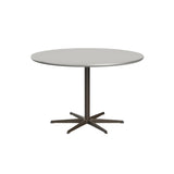 Circular Dining Table: 6 Star Base + Small - 47.2