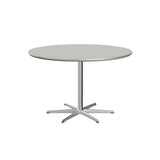 Circular Dining Table: 6 Star Base + Small - 47.2