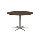 Circular Dining Table: 6 Star Base + Small - 47.2