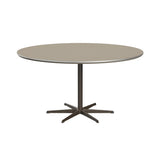 Circular Dining Table: 6 Star Base + Large - 57.1