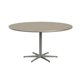 Circular Dining Table: 6 Star Base + Large - 57.1