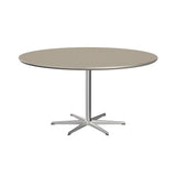 Circular Dining Table: 6 Star Base + Large - 57.1