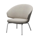 Let Lounge Chair: Steel Base + Chrome