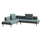 Seion Couch + Sofa: Walnut