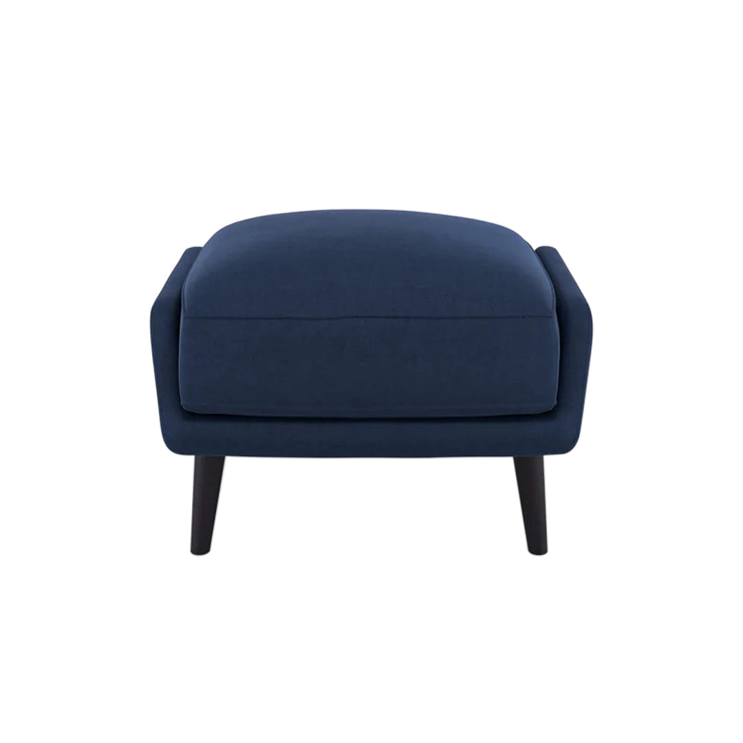 Teddy Fold Ottoman: Black Oak 