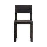 001 Dining Chair: Black Pine