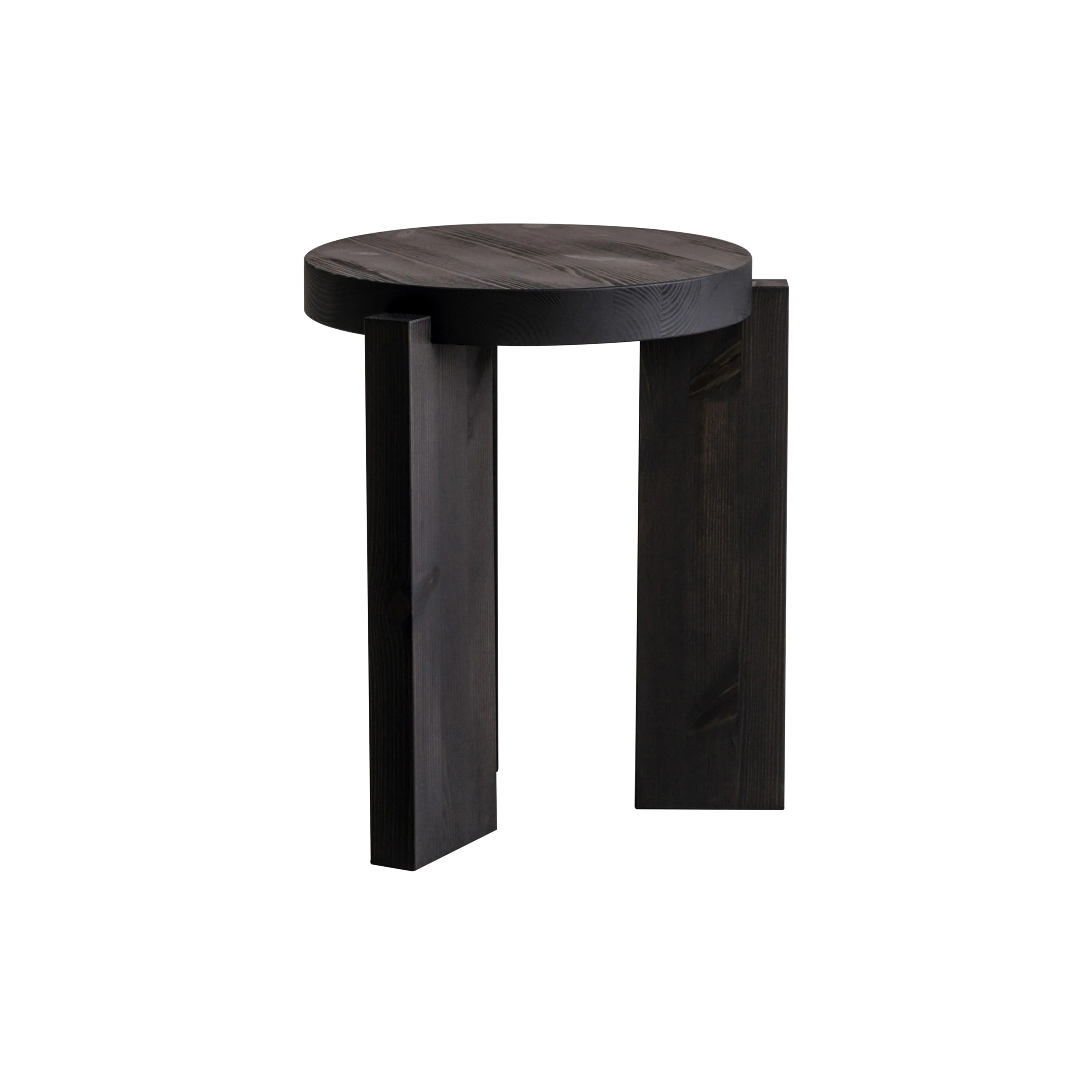 001 Stool: Black Pine