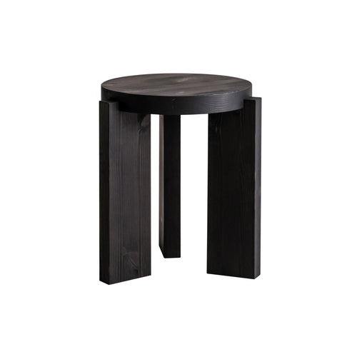001 Stool: Black Pine