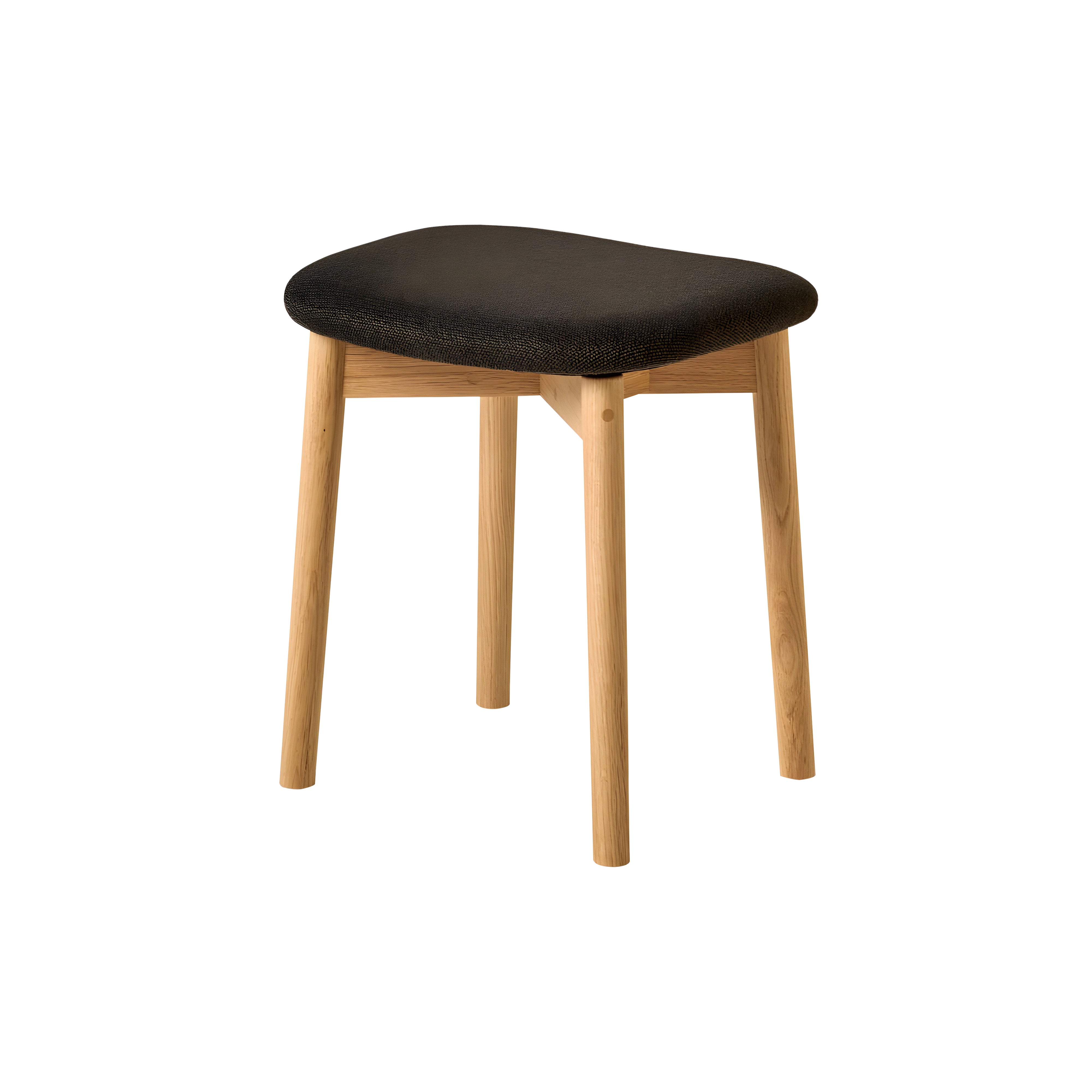Kei Stool: Seat Upholstered