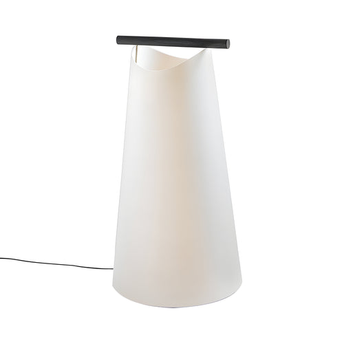 Catay Floor Light: Black Ash