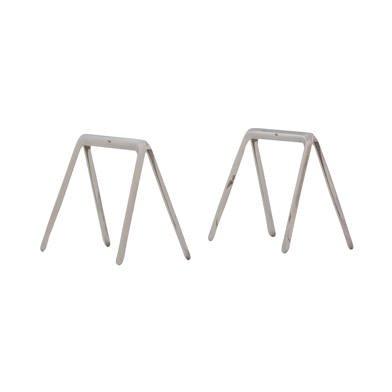 Koza Trestle Pair: Inox Polished