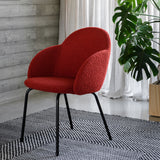 Iola Armchair: Metal Base