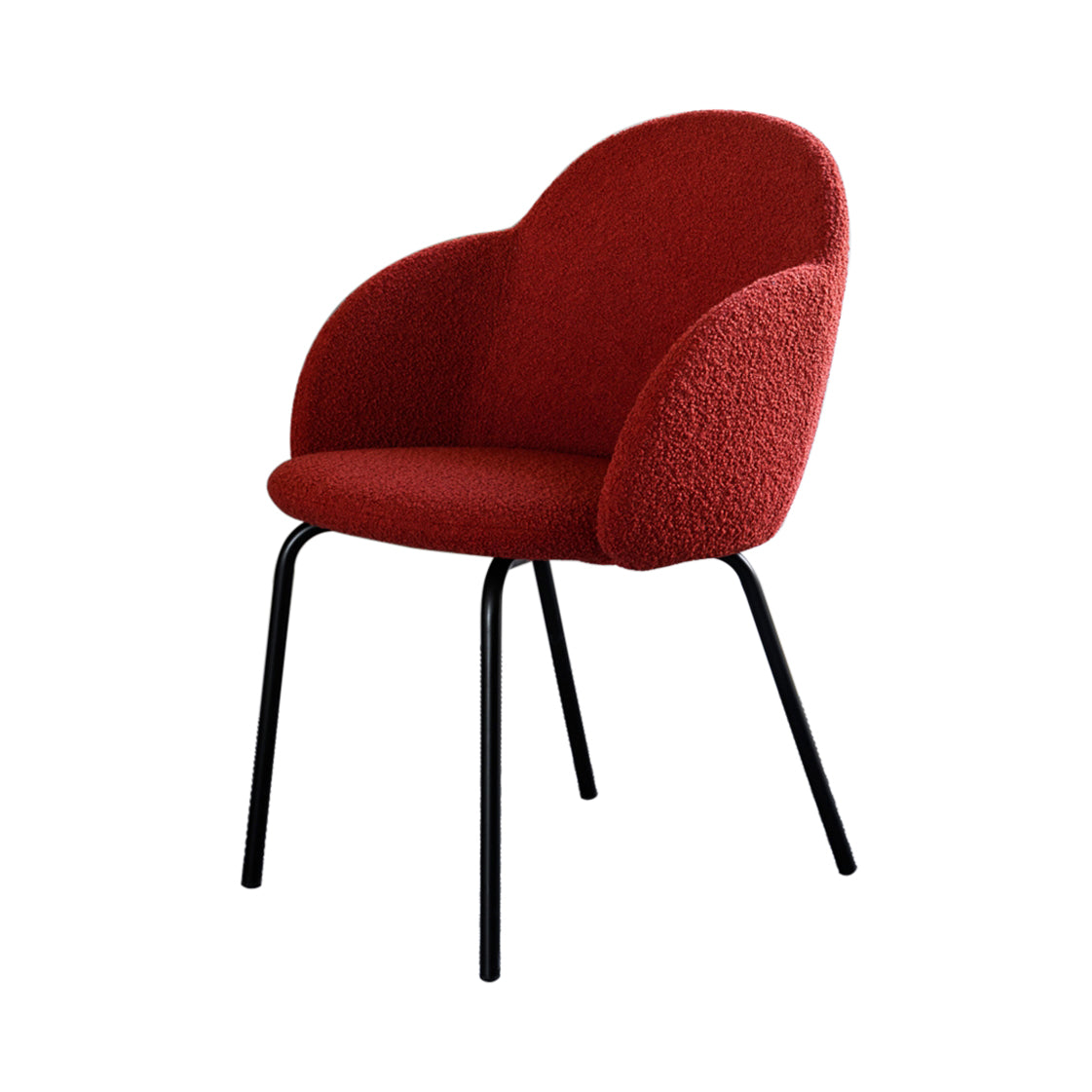 Iola Armchair: Metal Base