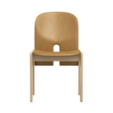Scarpa 121 Dining Chair: Natural Ash + Saddle Leather Natural