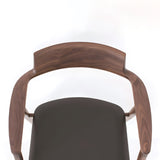 Seoto Armchair: Seat Upholstered