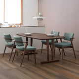 Seoto-EX Semi Armchair: Seat + Back Upholstered
