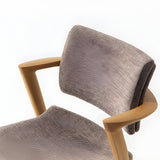 Seoto-EX Semi Armchair: Seat + Back Upholstered