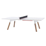 You and Me Ping Pong/Dining/Conference Table: Standard Size: White