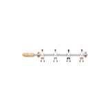 Wall Champions Coat Rack: Line of 4 - White