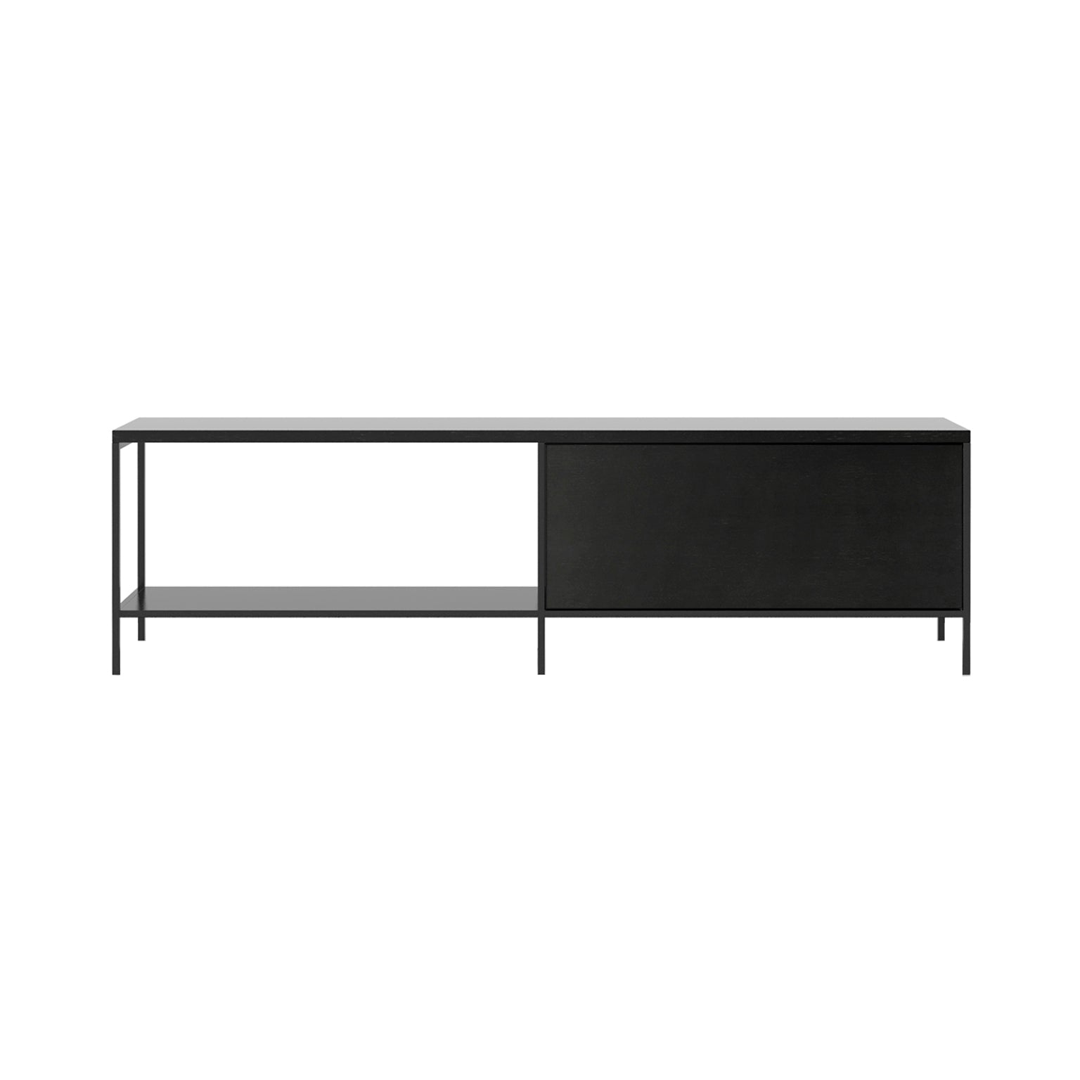 Literatura Open Sideboard: Ebony Stained Oak