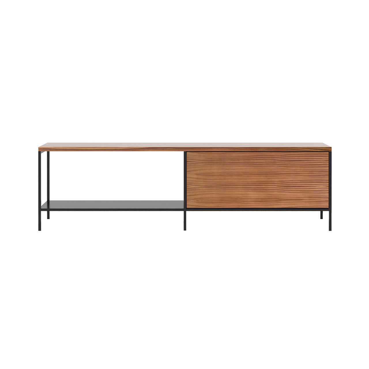 Literatura Open Sideboard: Without Base + Super-Matt Walnut