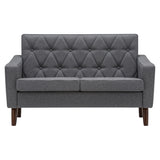 lobby chair 2 seater: Dark Walnut