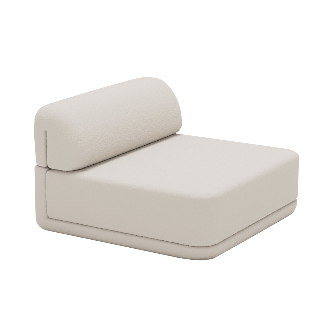 Cube Sofa Modules: Lounge + Boucle Cream
