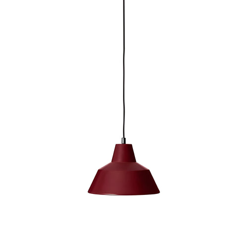 Workshop Pendant Lamp W3: Wine Red