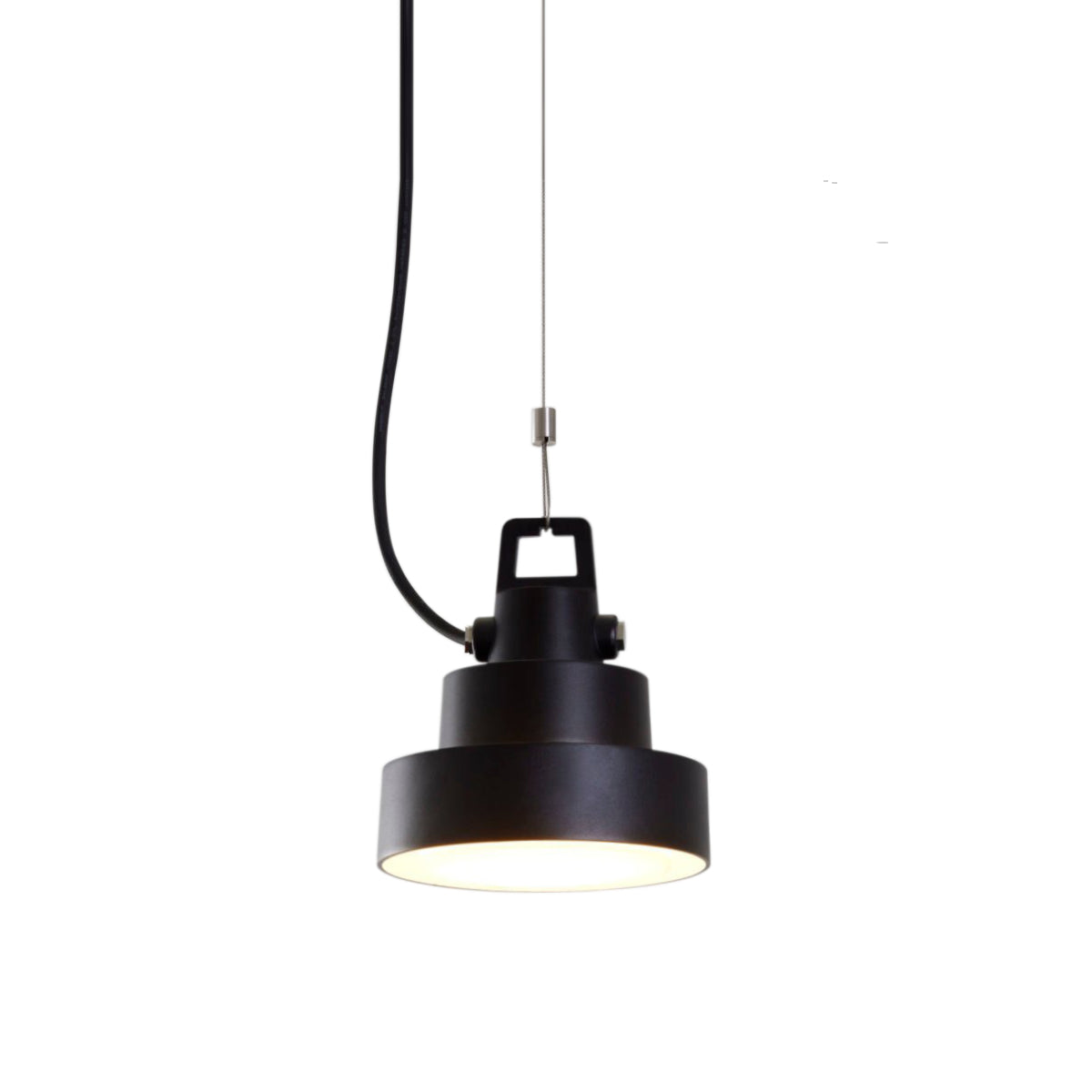 Plaff-On! Pendant with Canopy : Black