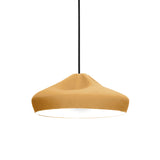 Pleat Box 36 Pendant Light: Ocher + White
